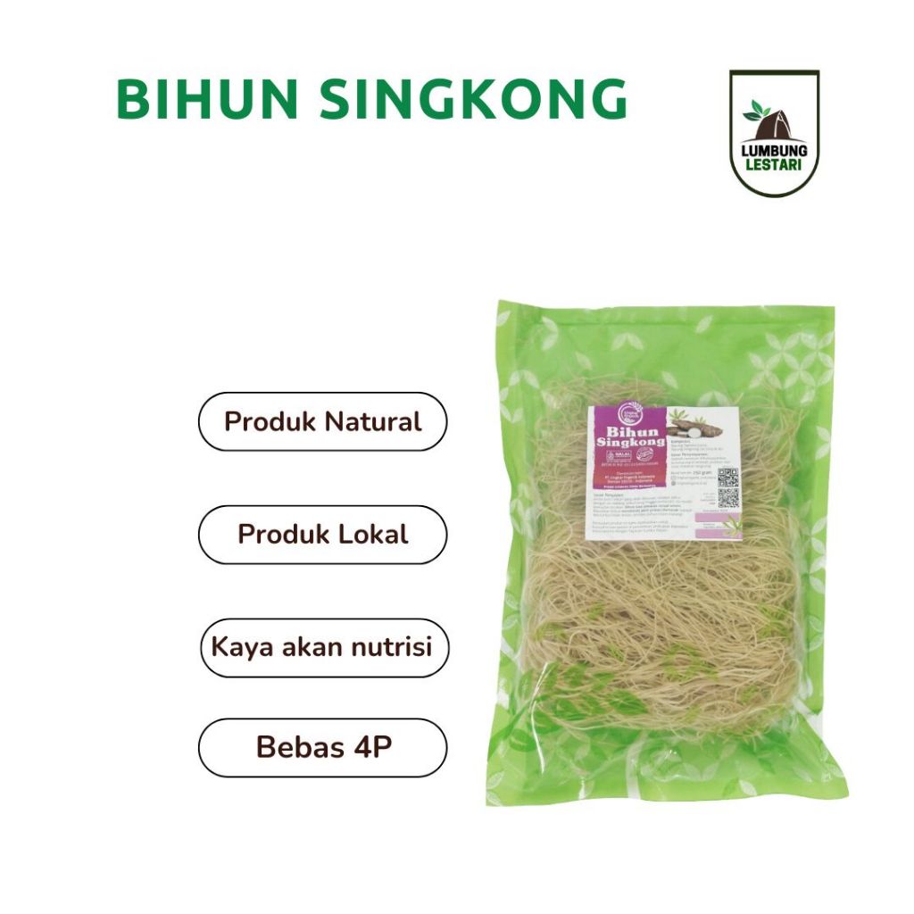 

Bihun Singkong Bebas Gluten - Lingkar Organik