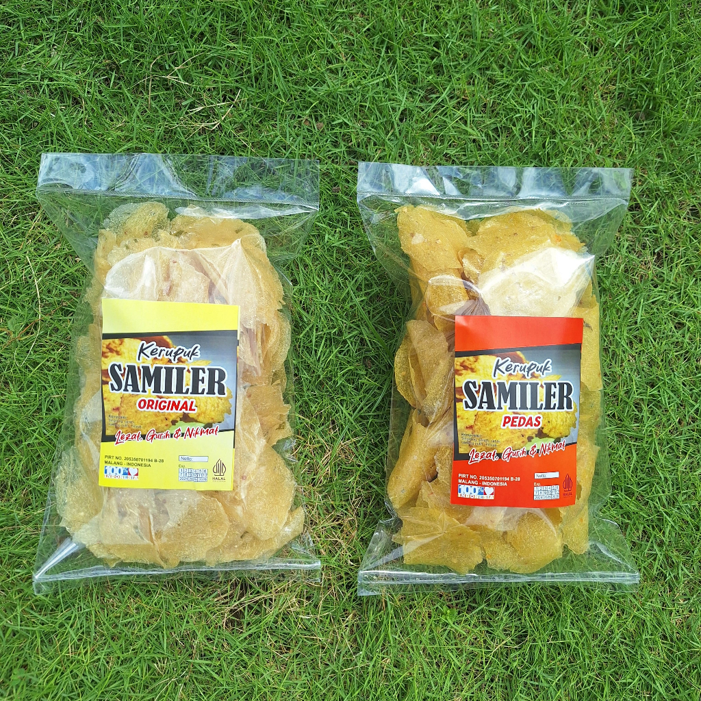 

[ 250 GRAM ] TERMURAH KERUPUK SAMILER RASA ORIGINAL DAN PEDAS / KRUPUK JALEPAK KERIPIK KECIMPRING KRIPIK MENTAH CEMILAN CAMILAN MURAH