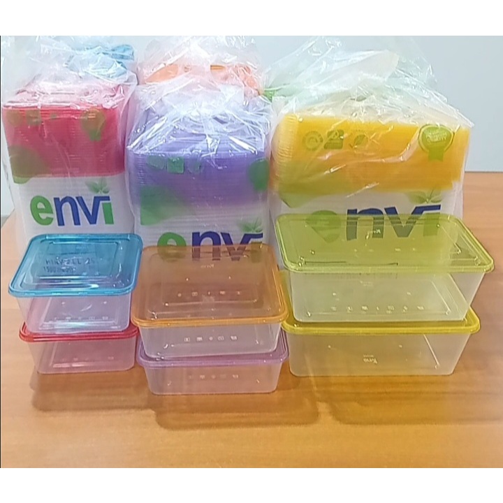 Thinwall Warna Warni merk Envi Uk 1500ml, 2000ml & 3000ml