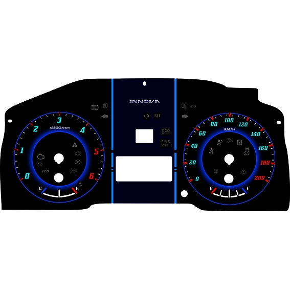 Custom Speedometer Mobil Innova Reborn