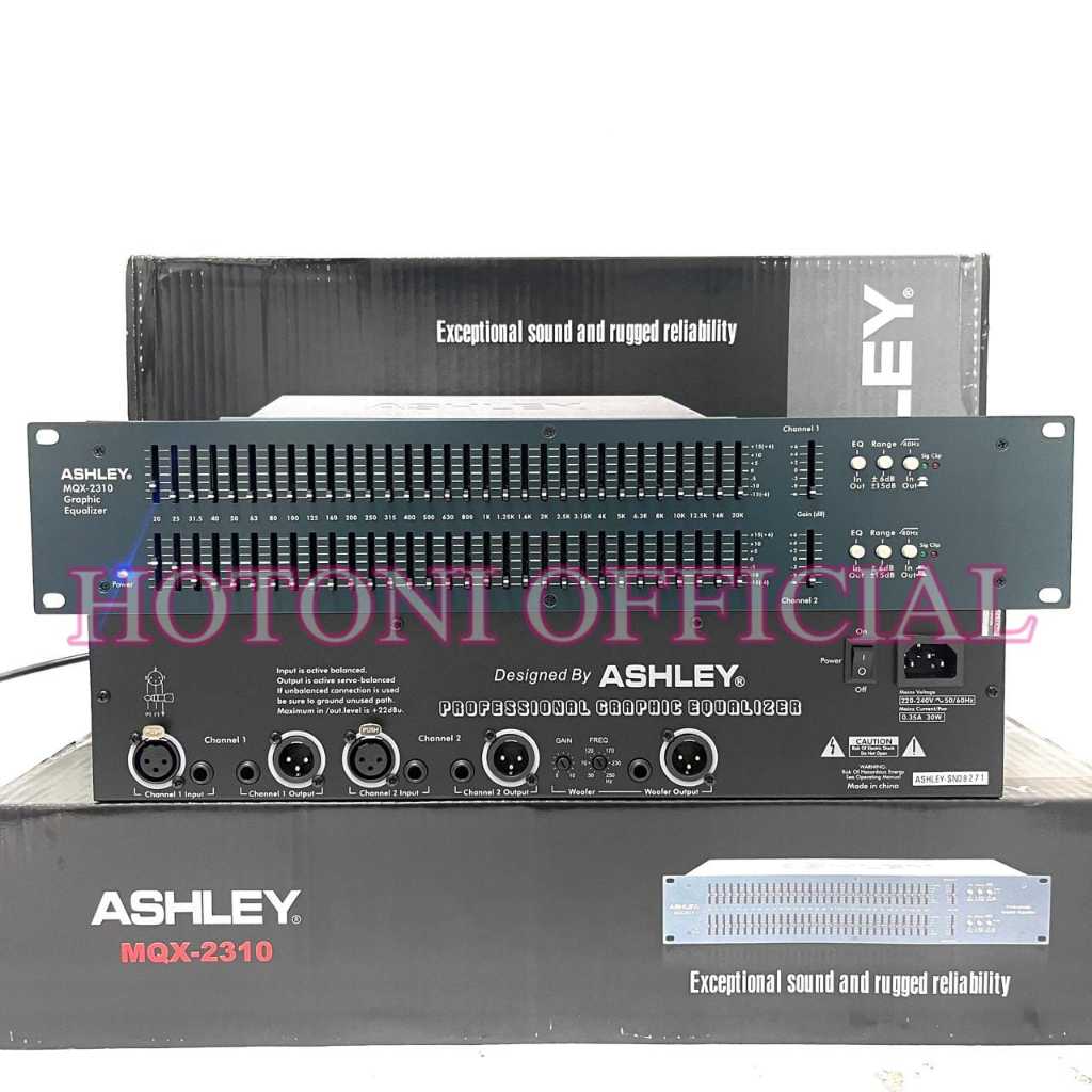 Equaliser Ashley Mqx 2310 Original Equalizer Ashley MQX2310 ashley Bagus ( Bisa COD )