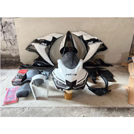 Fullset Body Full Body Custom Model R25 PNP Byson Karbu Vixion dan Megapro Mono