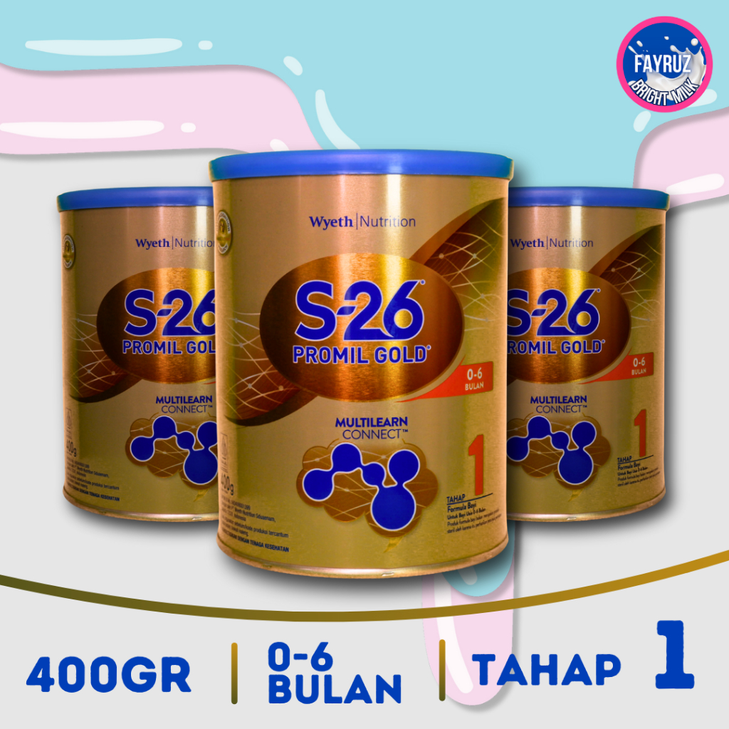 Susu Formula S-26 Tahap 1 Kaleng (0-6 Bulan)