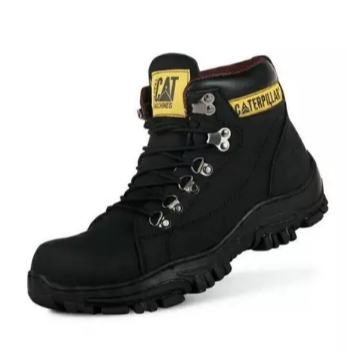 Sepatu Safety Pria - Sepatu Boots Pria - Sepatu Caterpillar Bots- Sepatu Pria Boot Septi Ujung Besi 