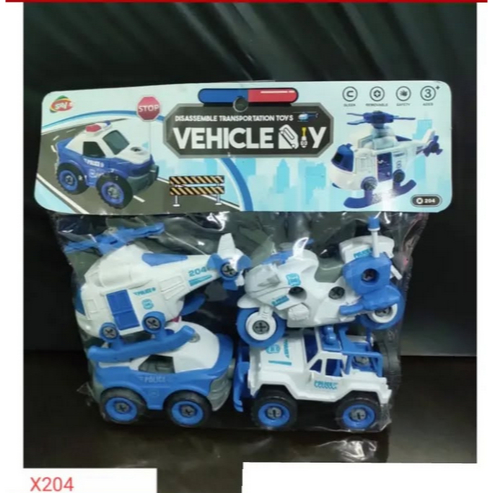 mainan anak mobil bongkar pasang x204 KGP09