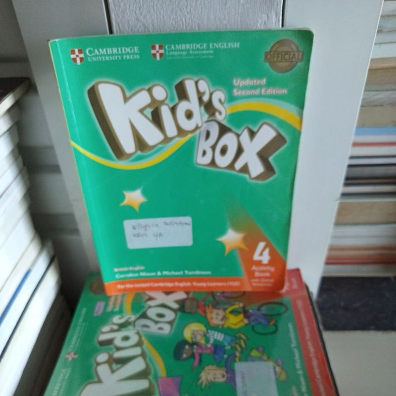 

buku kids book update second edition British english 4 activity book with online resources Cambridge english buku bekas original