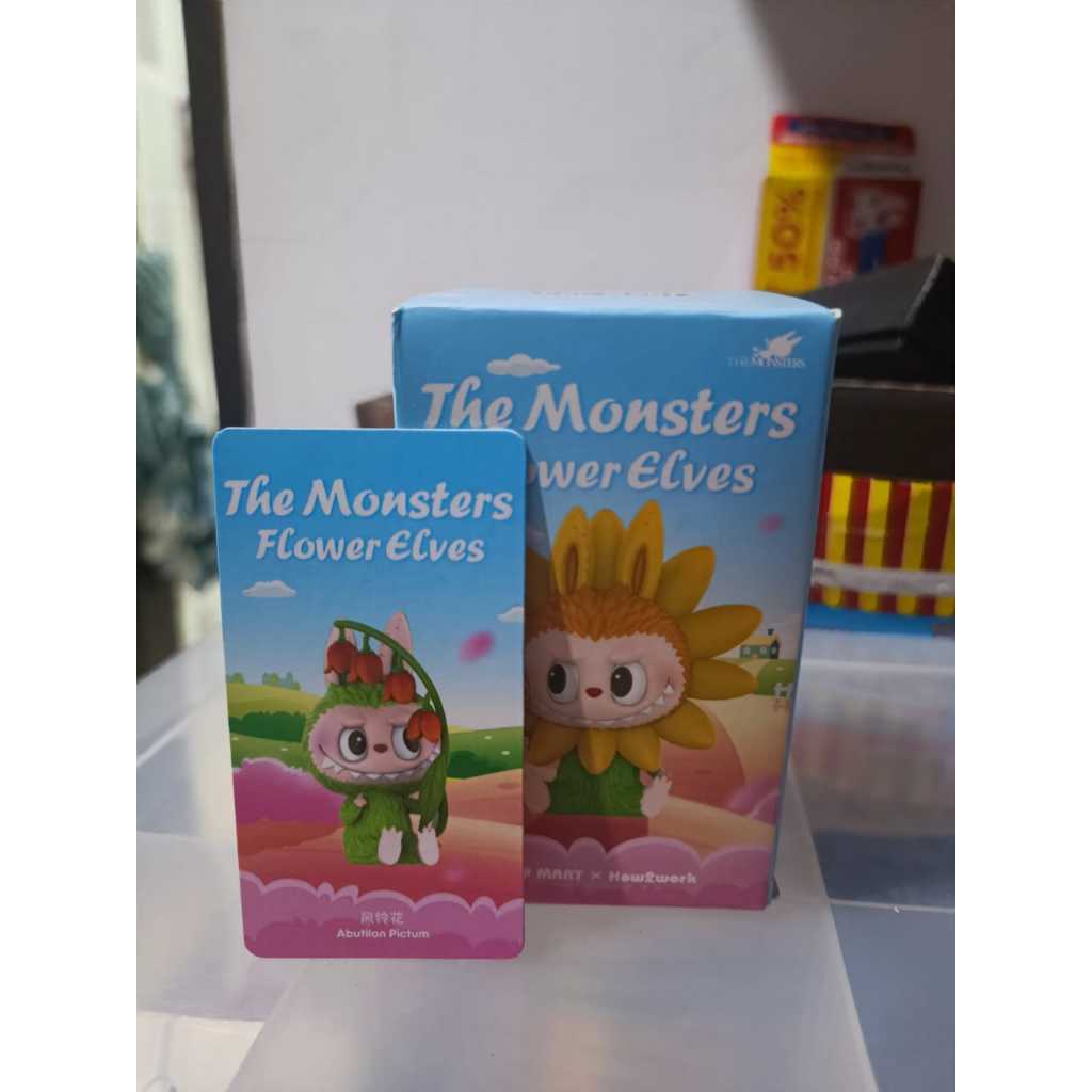 Pop Mart X How2Work The Monsters Labubu Flower Elves Abutilon Pictum