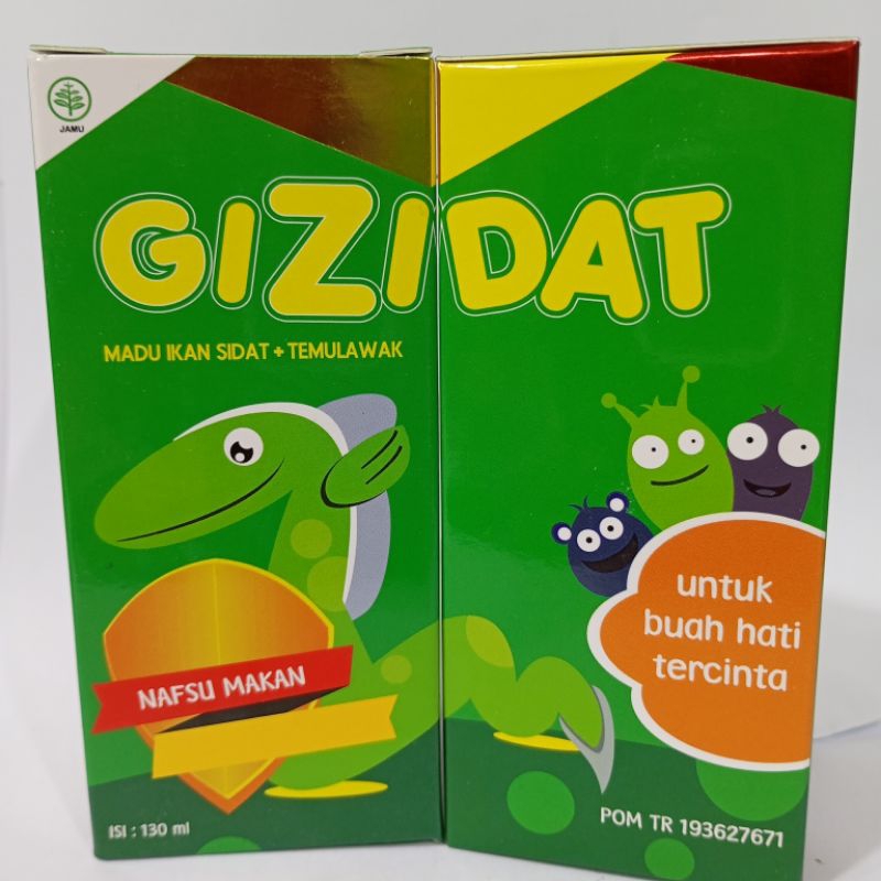 

Gizidat Madu Ikan Sidat + Temulawak Penambab Nafsu MakanAnak 130ml