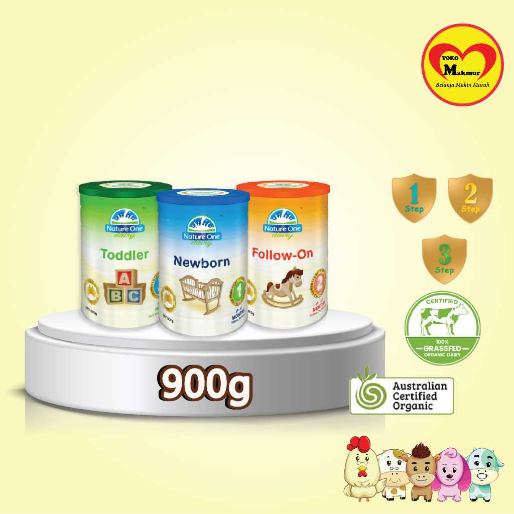 

Nature One Dairy Tahap 1 (0-6 Bulan) / Tahap 2 (6-12 Bulan) / Tahap 3 (1-3 Tahun) 900gr / Toko Makmur Kapas Krampung