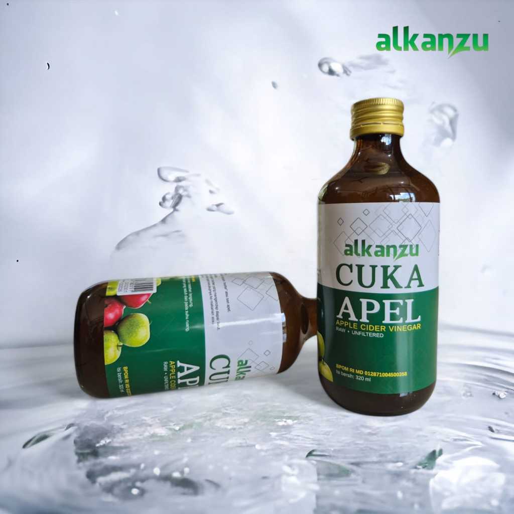 

Cuka Apel ALKANZU Apple Cider Vinegar With Mother Original 320 Ml