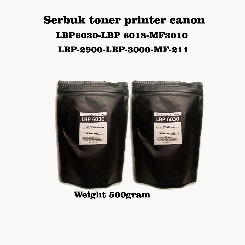 Jual Serbuk toner printer canon LBP6030-LBP 6018-MF3010, LBP-2900-LBP-3000
