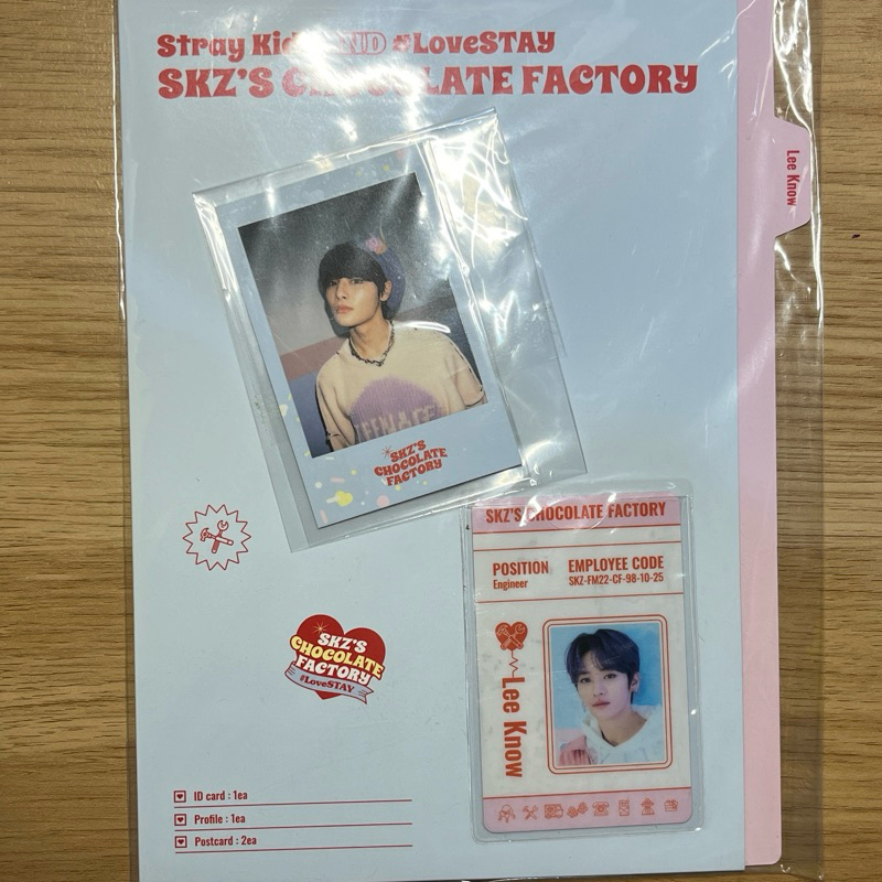 Stray Kids Skz Chocolate Factory Set Lee Know + Pc IN Jeongin