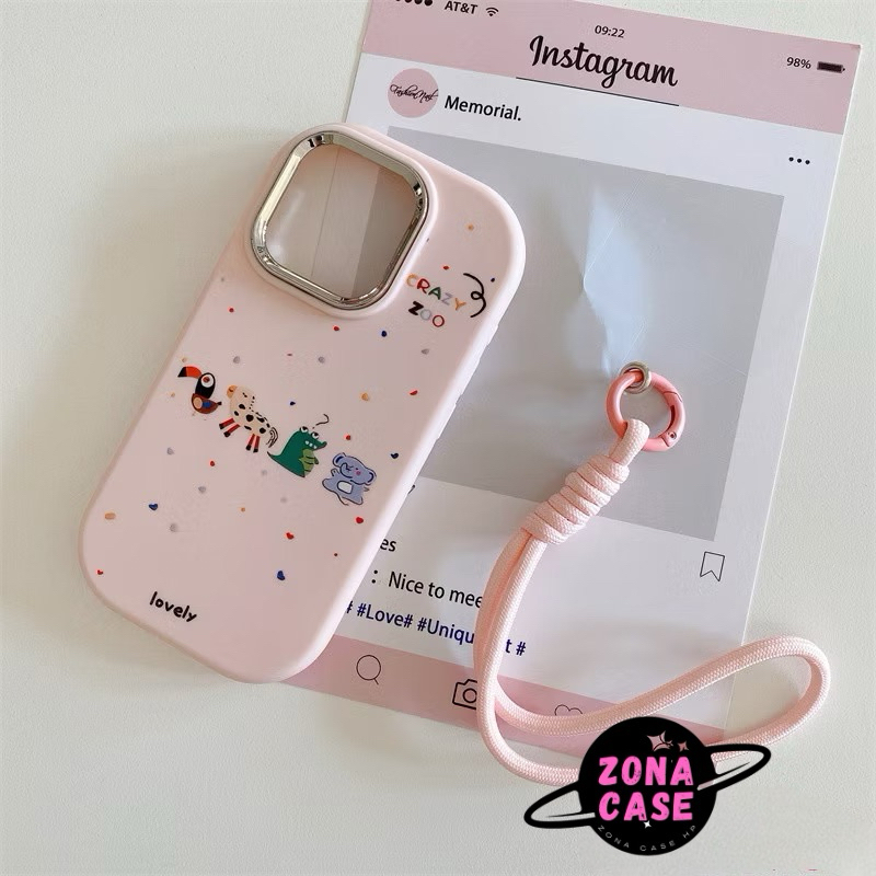 Zona Case Iphone 15 14 13 12 11 XS XR X dll. Hewan Kecil Pet Lucu Casing iPhone HP Ponsel Smartphone