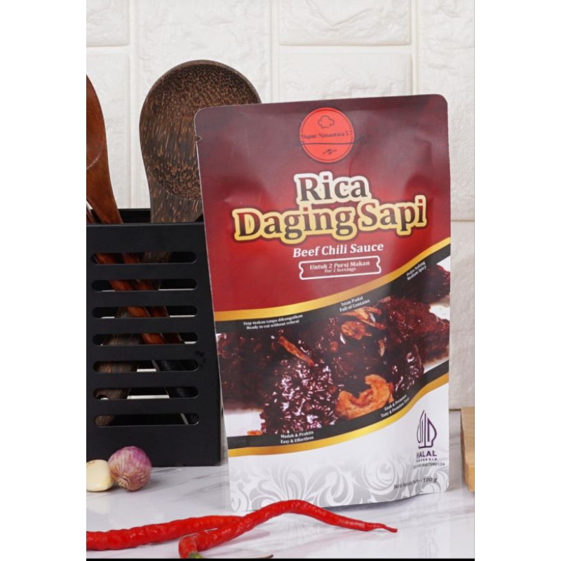 

Rica Daging Sapi/rica-rica sapi (100 gr) untuk 2 porsi