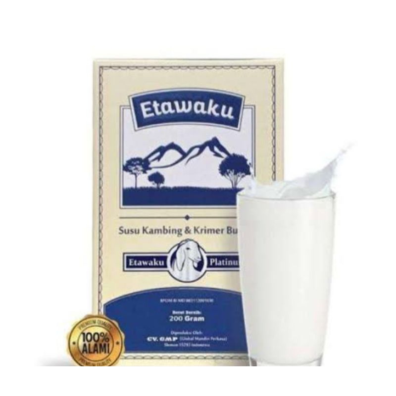 

Etawaku Platinum Susu Etawa Untuk Paru-Paru dan Sesak Nafas Official Paket 1 Box