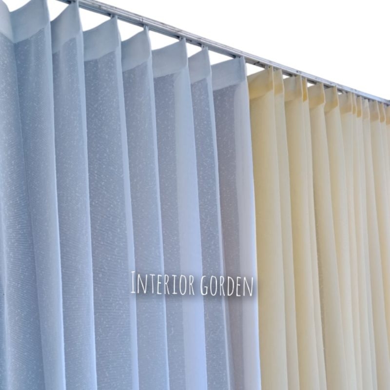 Vitrase Gorden polos Vitrase gorden Gorden siang Vitrase transparan