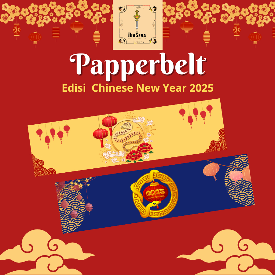 

Paperbelt Edisi Imlek Chinese New Year Tahun Baru China Paper Sleeve Paper Belt Packaging CNY 2025