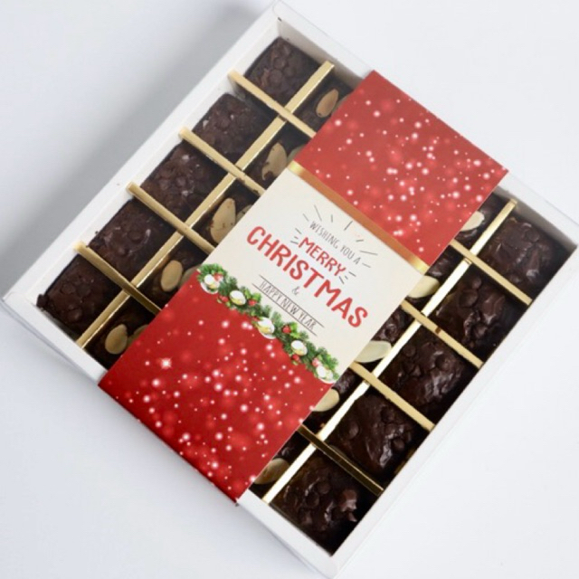 

Fudgy Brownies Hampers Natal/Christmas