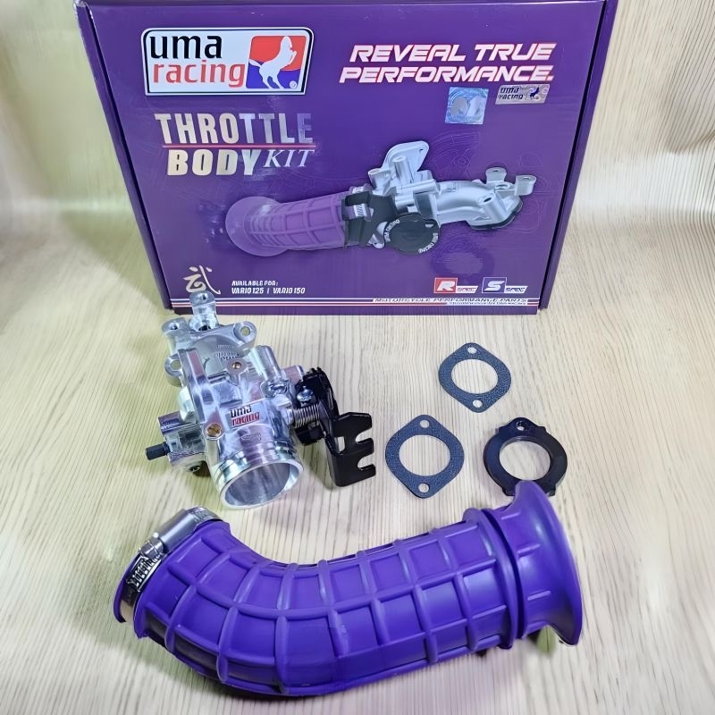 THROTTLE BODY UMA RACING TB VARIO 125 VARIO 150 TB UMA RACING SET VELOCITY 32 34 ORIGINAL UMA RACING