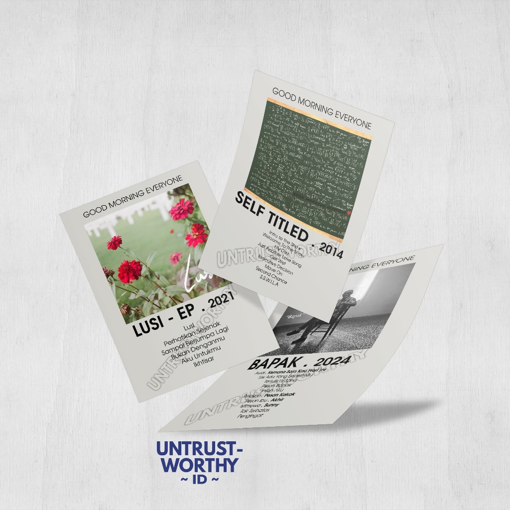 Poster Good Morning Everyone / GME Album dan EP Ukuran A5 (3pcs)