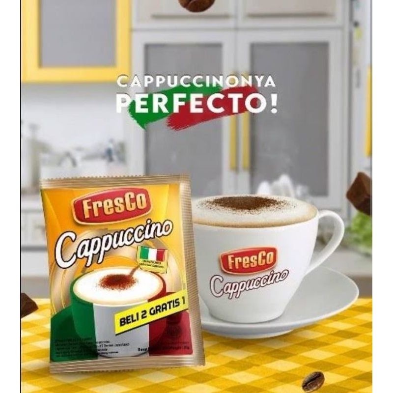 

Kopi Fresco Cappuccino 1renceng/15sachet