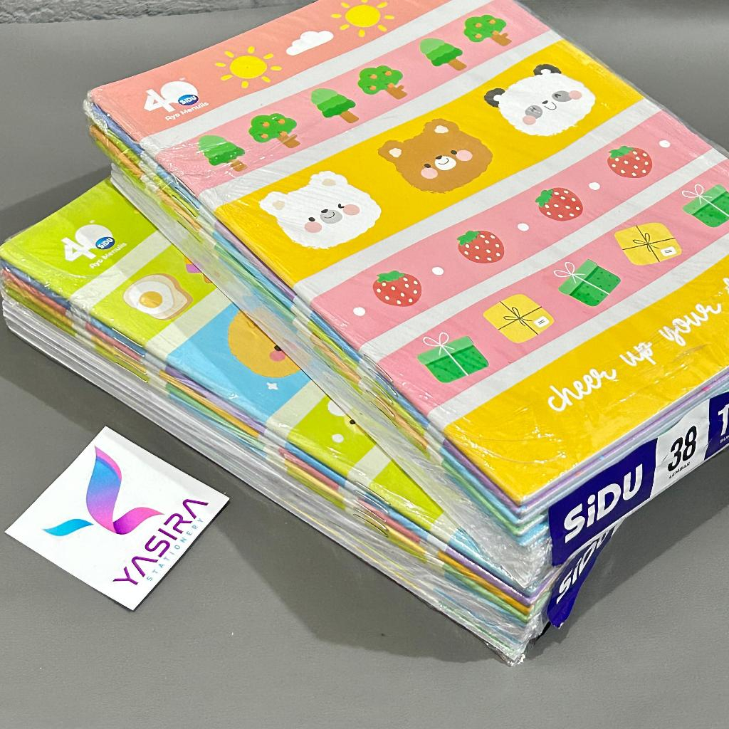 

Satu Pack 10 PCS SIDU 38 Buku Tulis Sinar Dunia