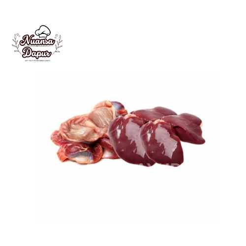 

Ayam Bagian Hati Dan Ampela 500 gram