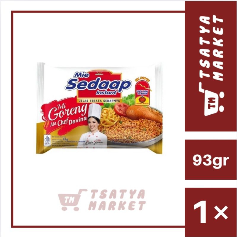 

SEDAAP MIE GORENG ALA CHEF DEVINA 93GR