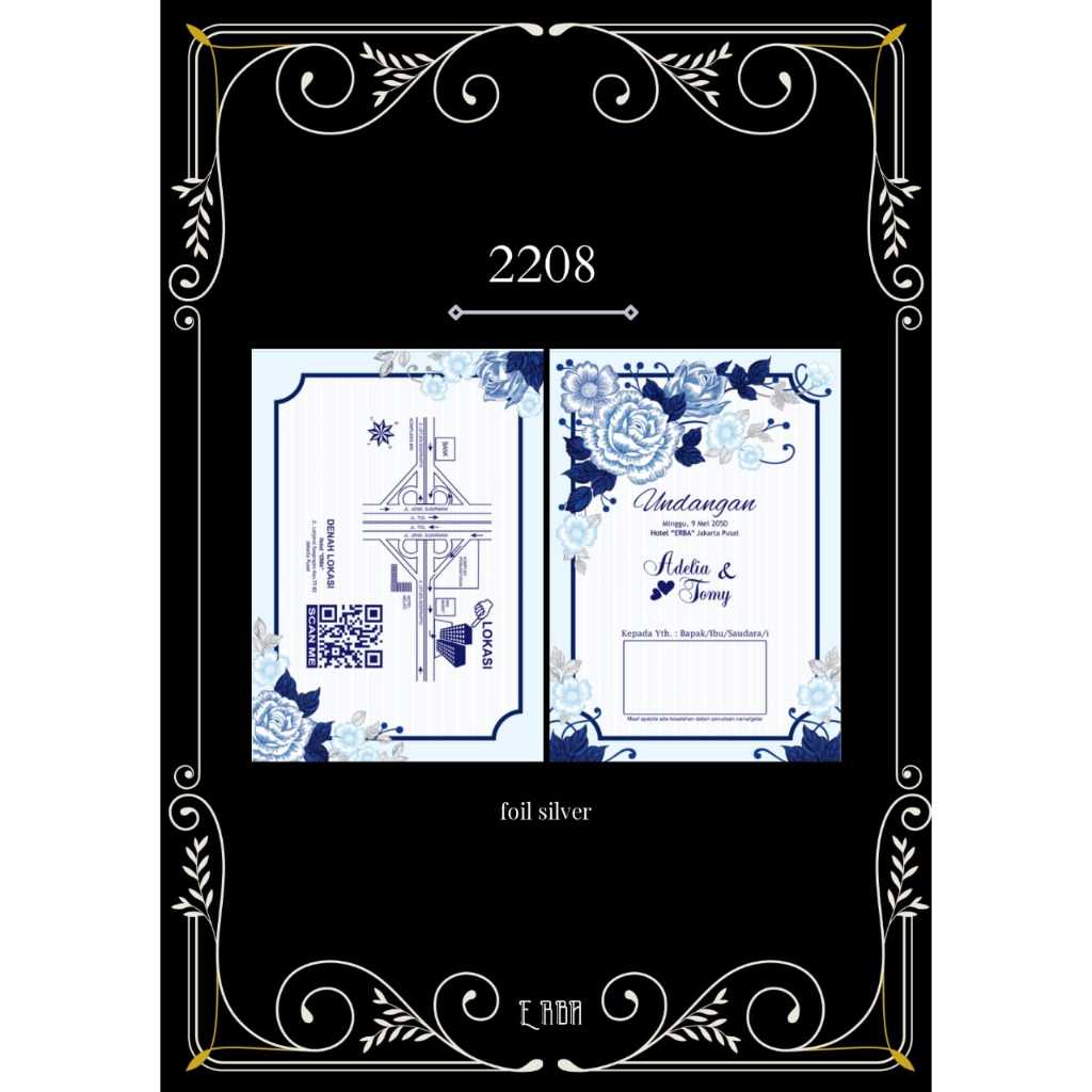 

Undangan Erba Tipe 2208 Simpel dan Elegant