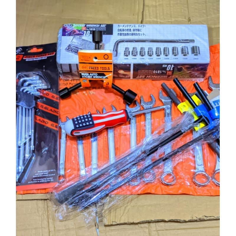 PAKET ALAT BONGKAR / ALAT BENGKEL MOTOR SUPER LENGKAP MURAH