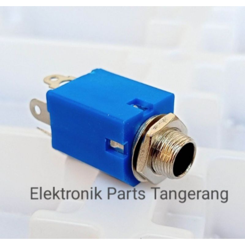 SOKET AKAI MONO (SEGI BIRU) SOKET SPEAKER SOKET JACK SPEAKER SOKET MONO
