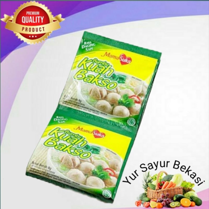 

Bumbu Kuah Baso/Bakso Mama Suka Per Renceng.