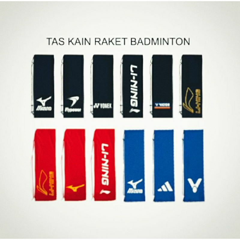Tas raket badminton / Tas serut raket / Sarung raket / Tas kain raket/ Tas badminton / Badminton rac