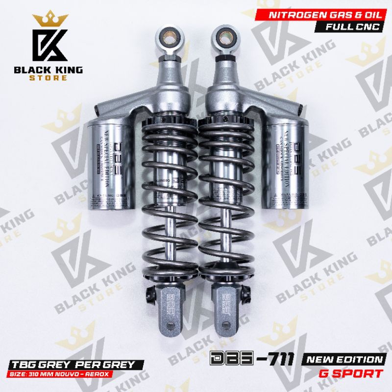 shock tabung DBS 711 NEW EDITION G SPORT Aerox new 155 nuvo Nmax new shock original dbs by mgv