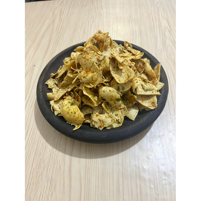 

Keripik Pedas / Kripik Cireng / Kripik Cireng Pedas Daun Jeruk / Kripik Balado