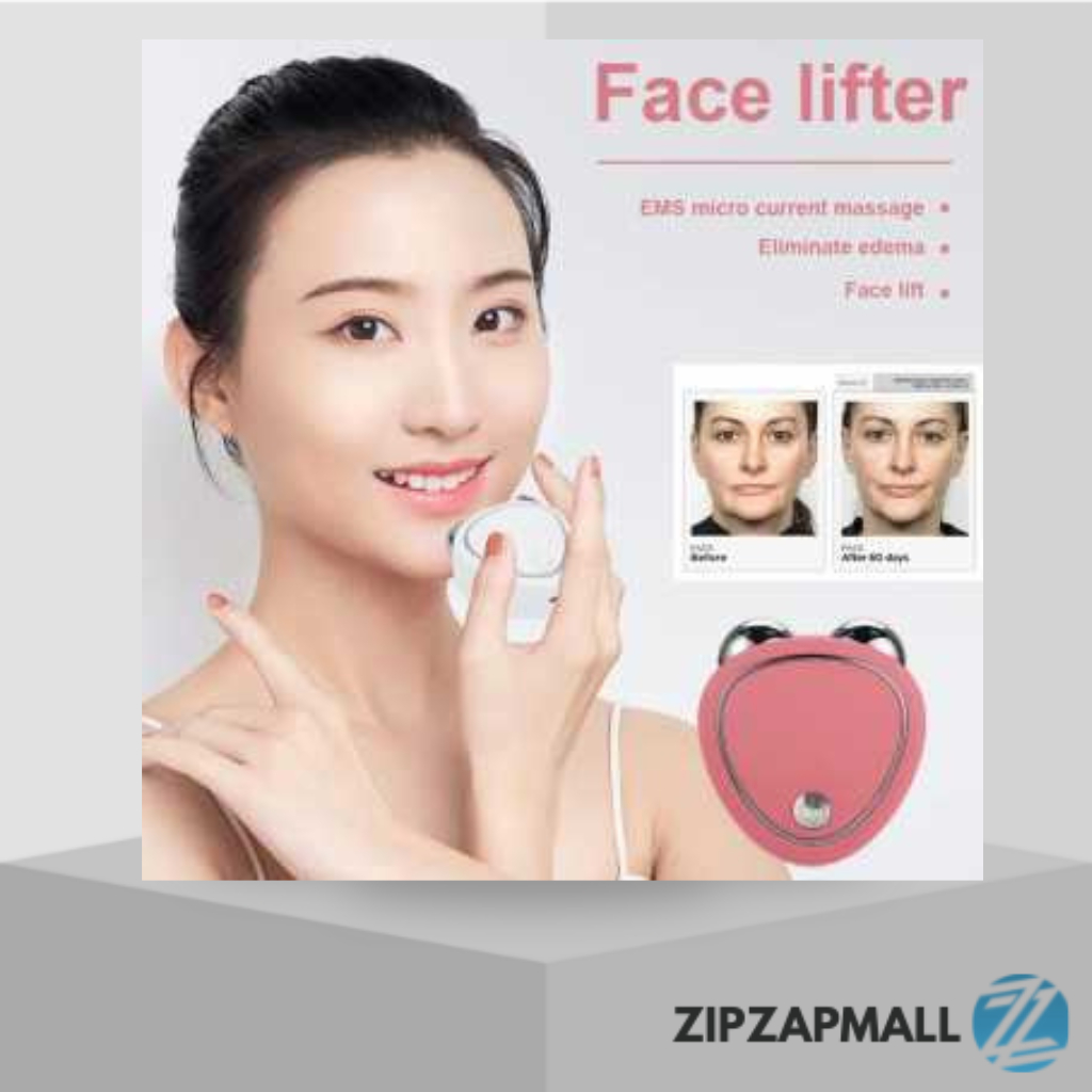 Alat Pijat Wajah Double Roller Rechargeable/Alat Pijat Getar Multifungsi Untuk Kecantikan