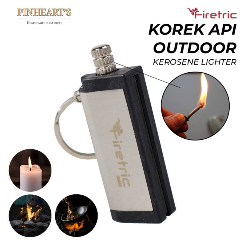 KOREK API OUTDOOR WATERPROOF KEROSENE LIGHTER FIRETRIC / LIGHTER KOREK API FIRETRIC - ES002