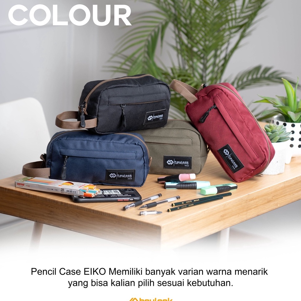 

Grosir Terpopuler HEYLOOK Official Tempat Pensil EIKO Kotak Pensil Pencil Case Kostak Anak Atk Sekolah Kuliah Kantor Kerja
