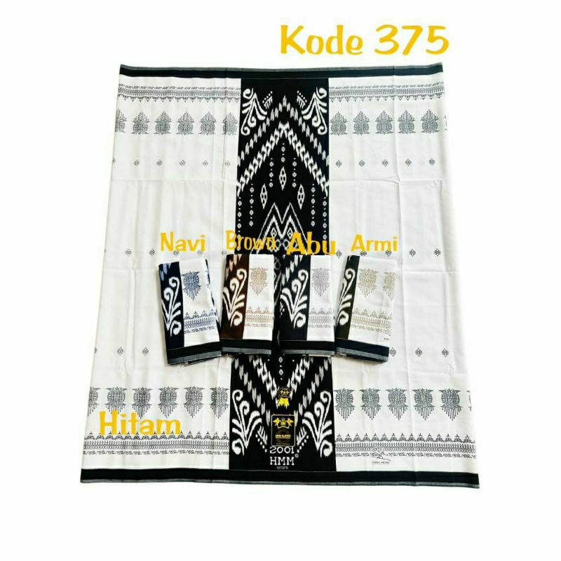 SARUNG HMM PUTIH POLOS/ SARUNG SAMARINDA HMM / SARUNG LEMBUT & ADEM / SARUNG PUTIH HMM TERBARU MEWAH