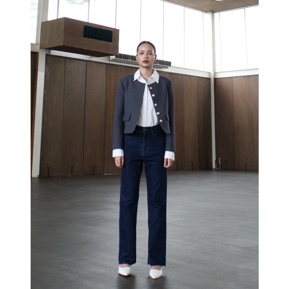 Top Produk KAIAHATI  Valencia Collarless Jacket
