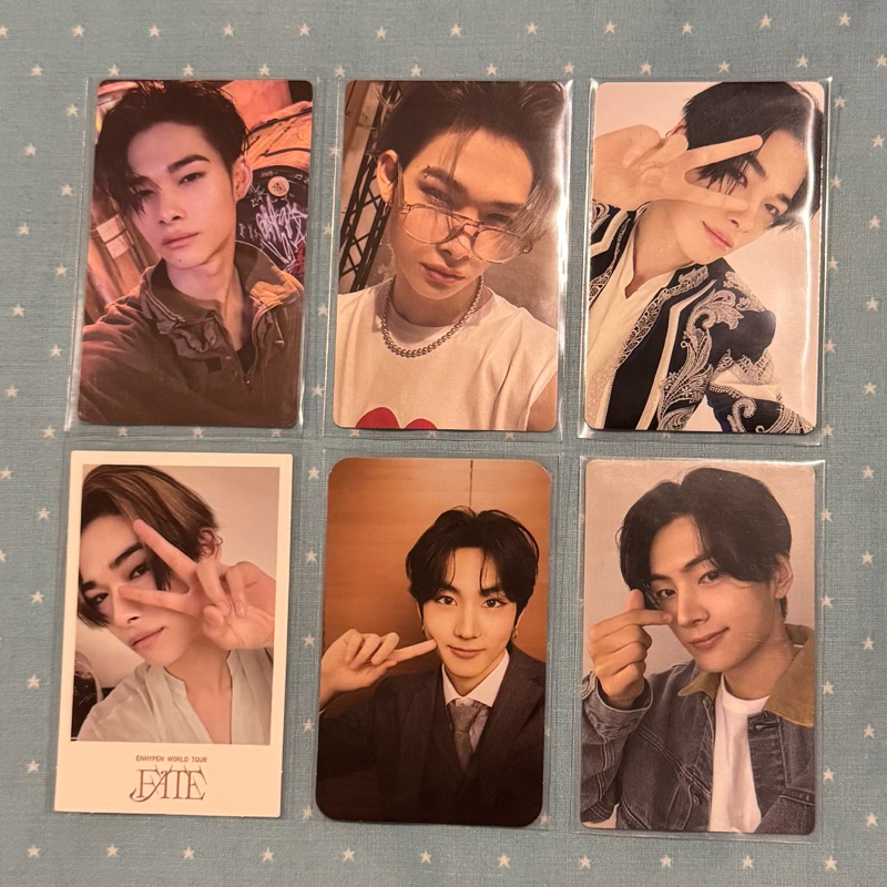 ENHYPEN Ni-ki Jay Jungwon PC Photocard Polaroid romance untold memorabilia fate+ japan weverse
