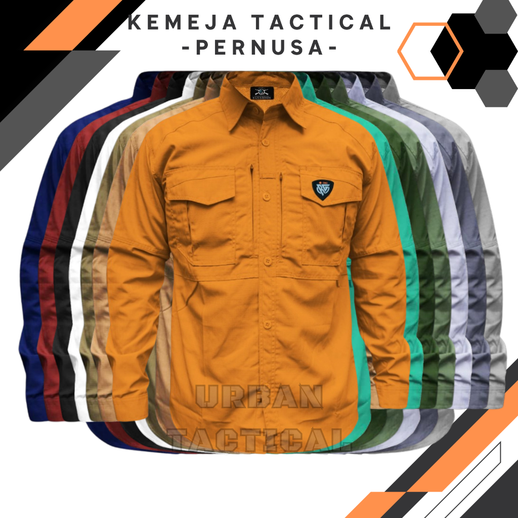 Kemeja Tactical Pernusa Premium Pria dan Wanita M-TAC