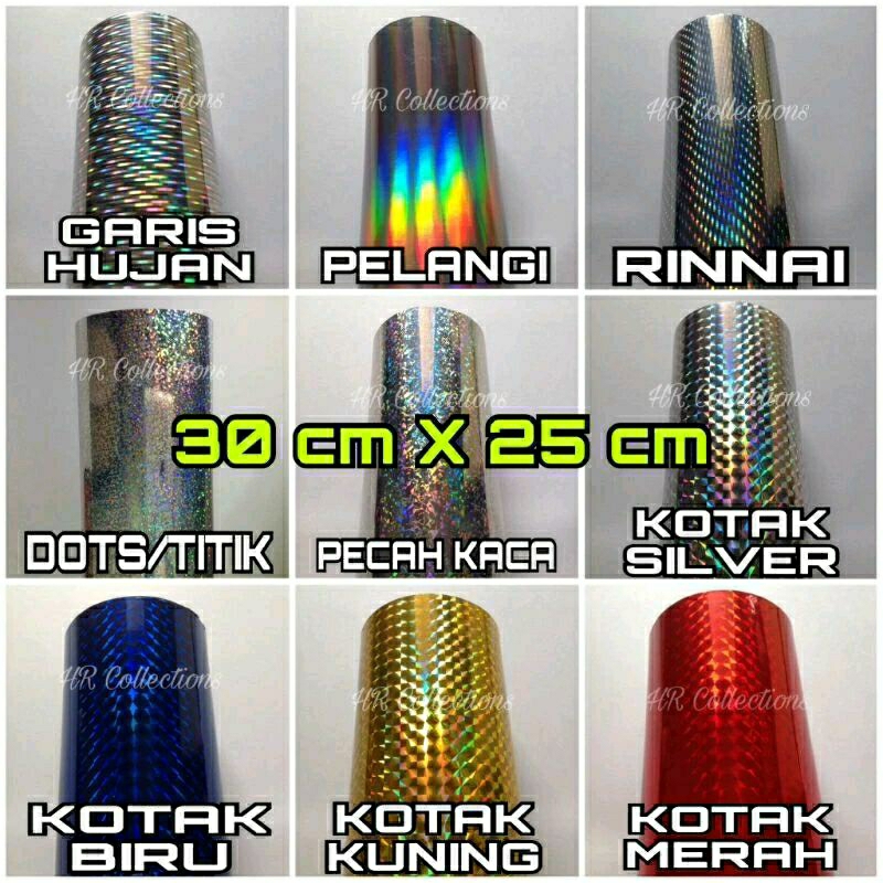 

Stiker / Sticker Lure 3D Hologram 30cm X 25cm