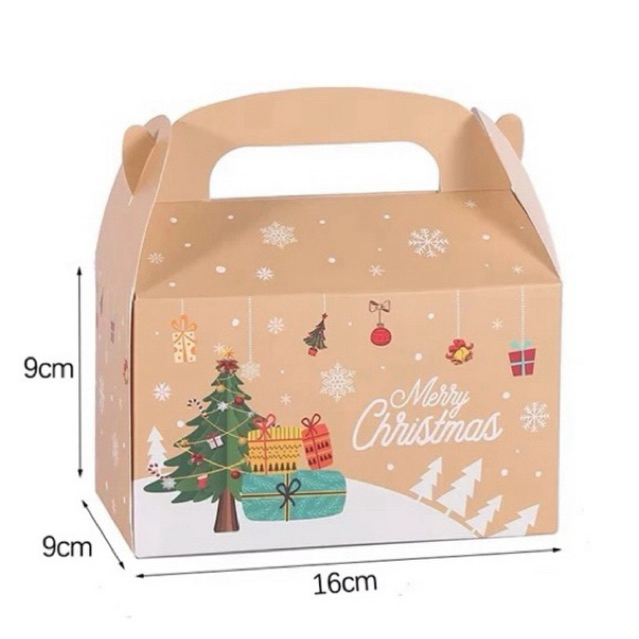 

Box Christmas 5 pcs Christmas Gift Box Xmas Tas Hadiah Kue Kering Cookies Paper Box Bag Merry Christmas Kotak Kado Natal Pembungkus Bungkusan Nastar Permen Coklat