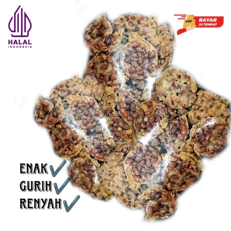 

Cemilan Peyek Khas Bogor Gurih Renyah