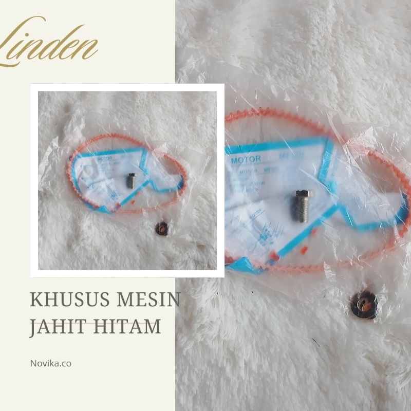 LINDEN / TALI DINAMO MESIN HITAM