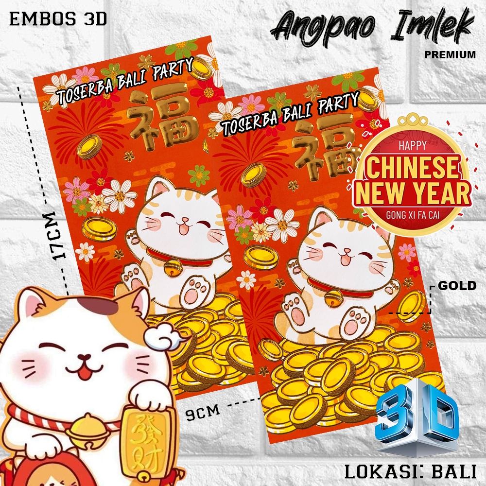

KERTAS ANGPAO IMLEK LUCKY CAT 5 PREMIUM