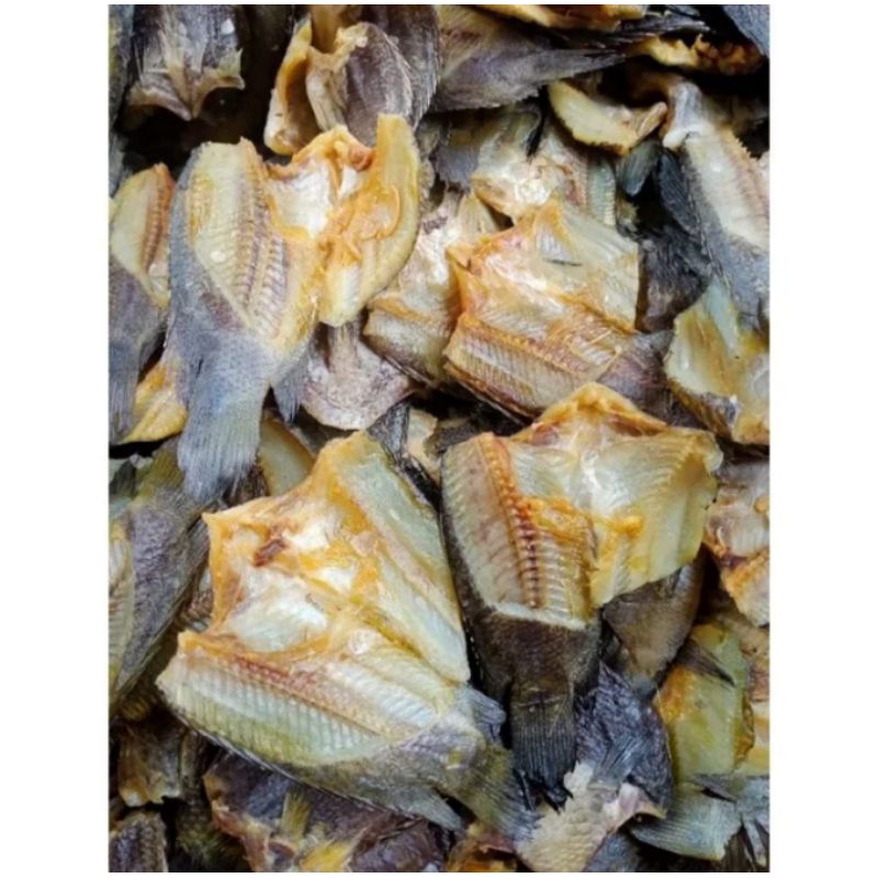 Ikan asin betok/ikan asin betok asli sawah air tawar masih fress banget