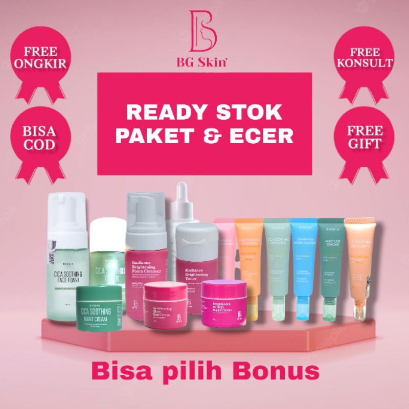 BG SKIN PAKET DAN ECER BEAUTY GLOW FREE GIFT