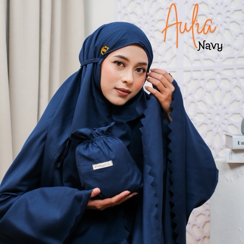 Mukena Daily Dewasa Bahan Katun Mikro Adem Ringan 2in1 Mukena Aulia Harian
